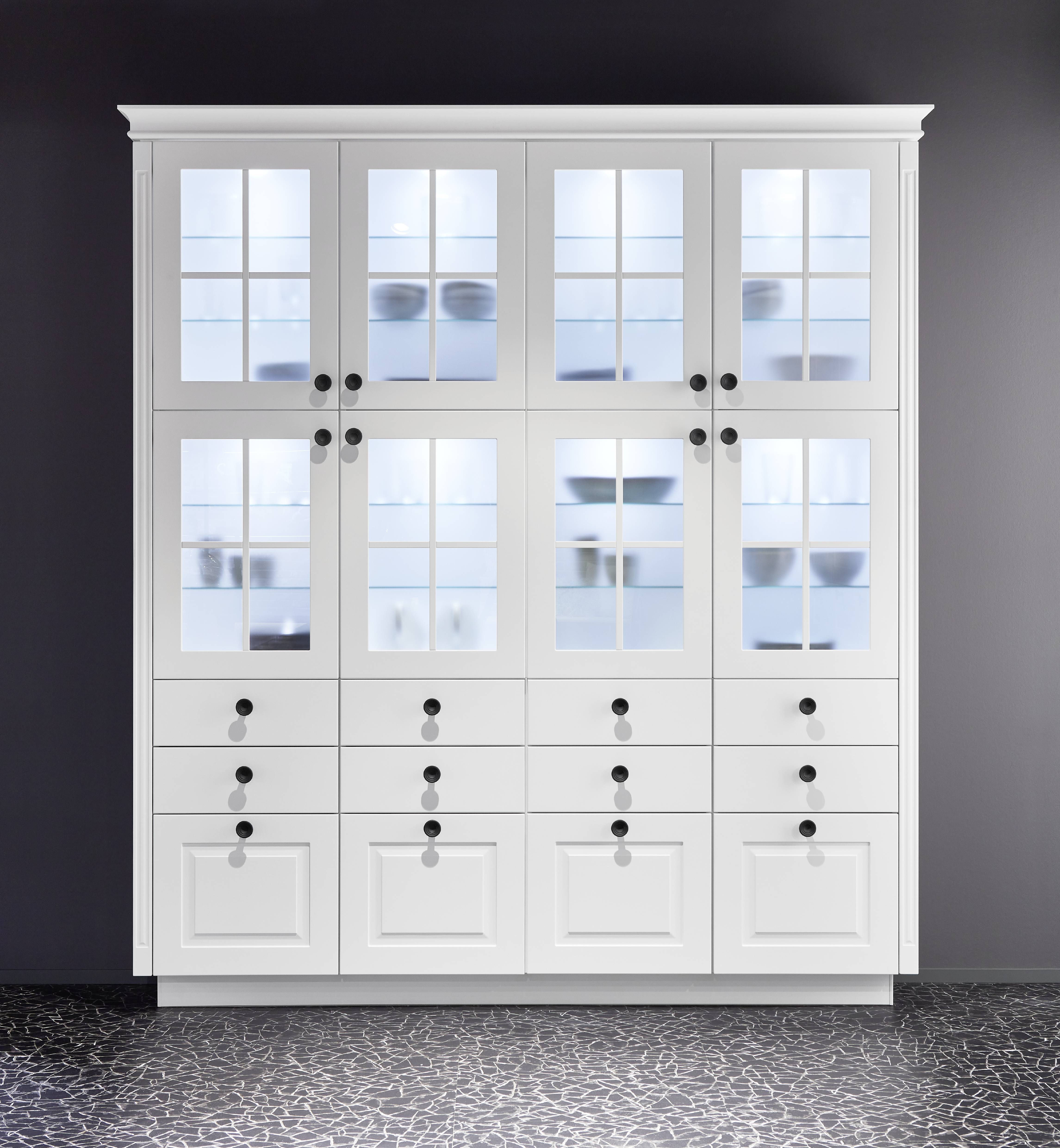 Sylt Schrank im Landhausstil in weiß