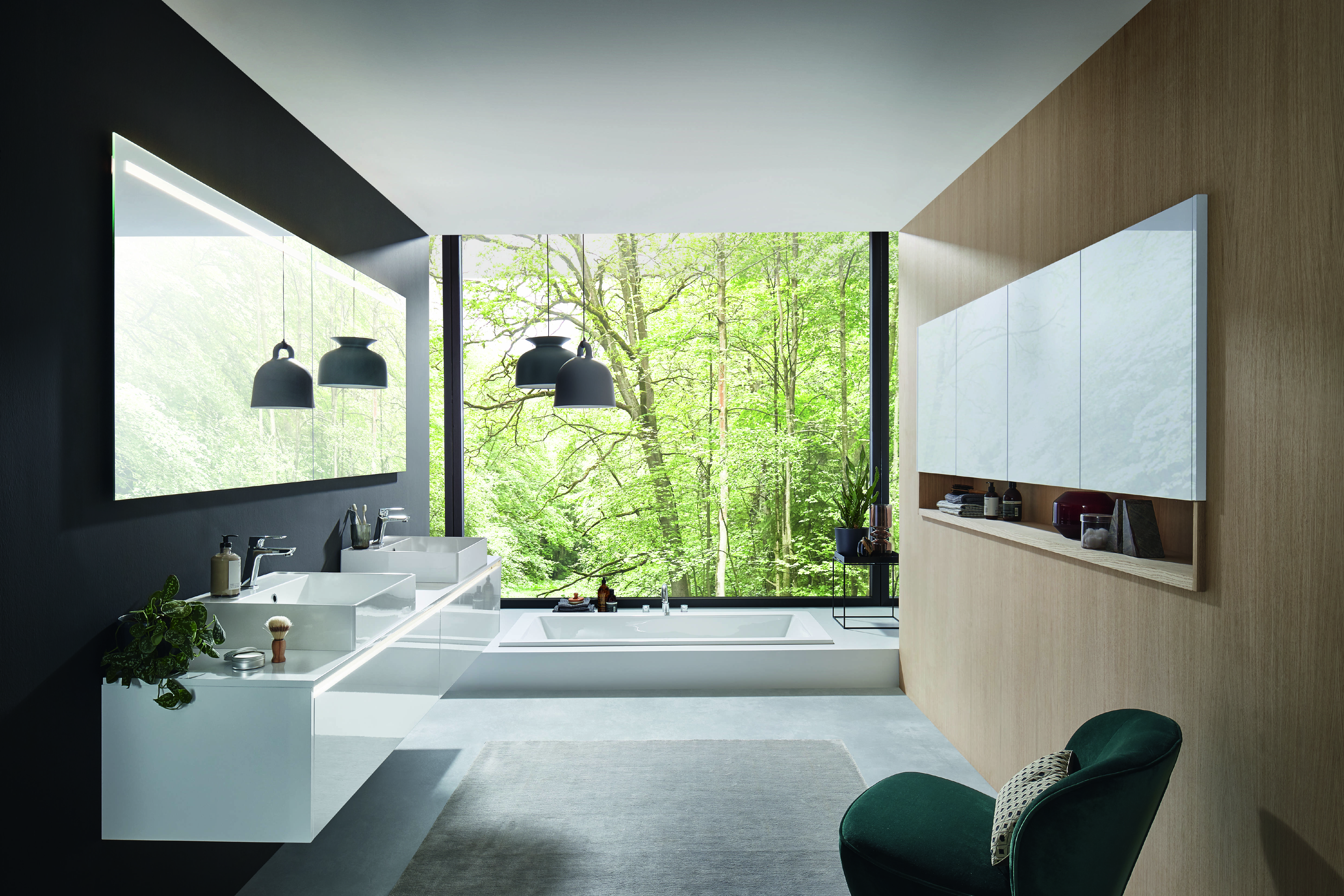 modern gestaltetes Bad