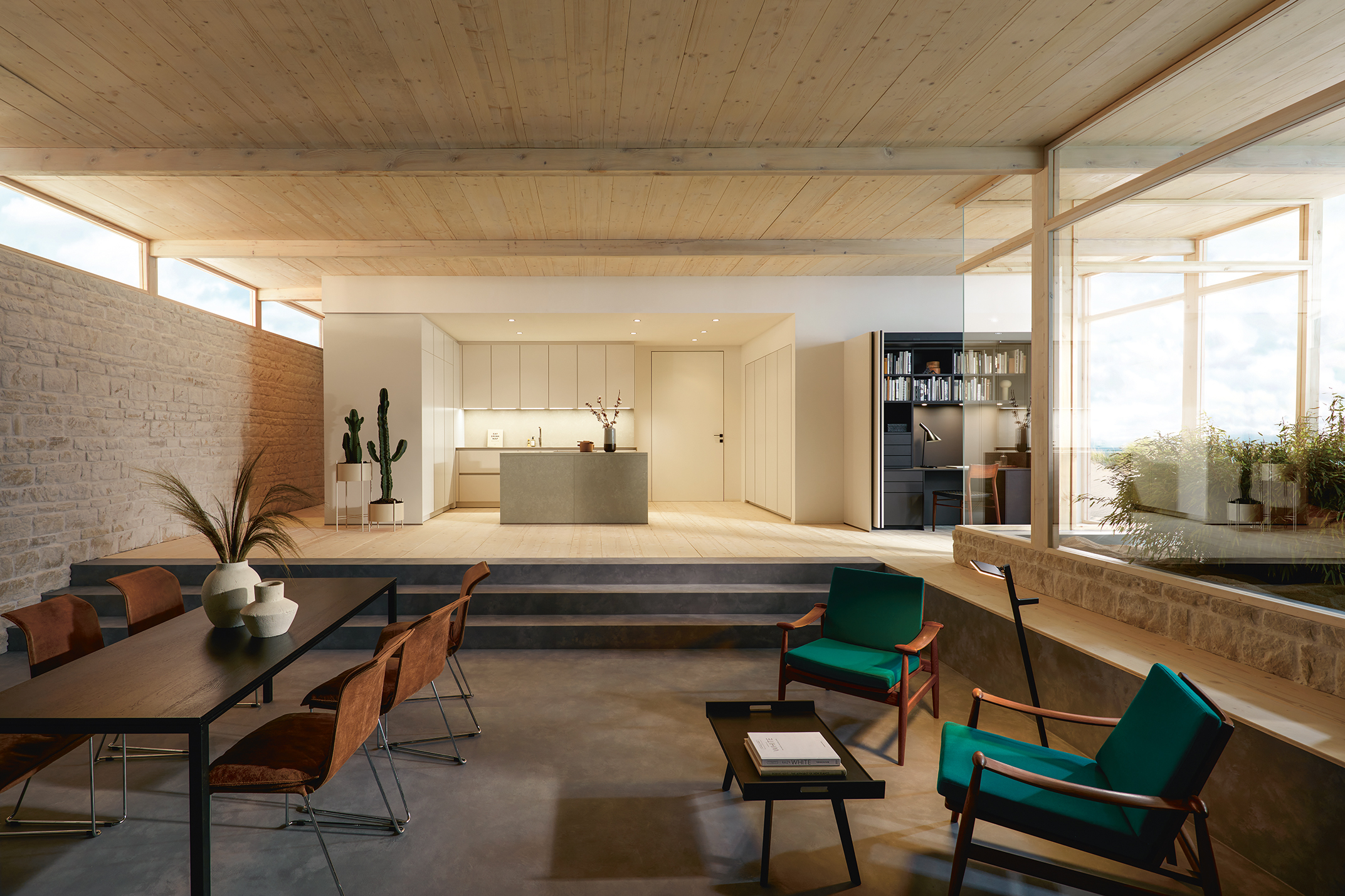 next125 Küche mit Sitzecke