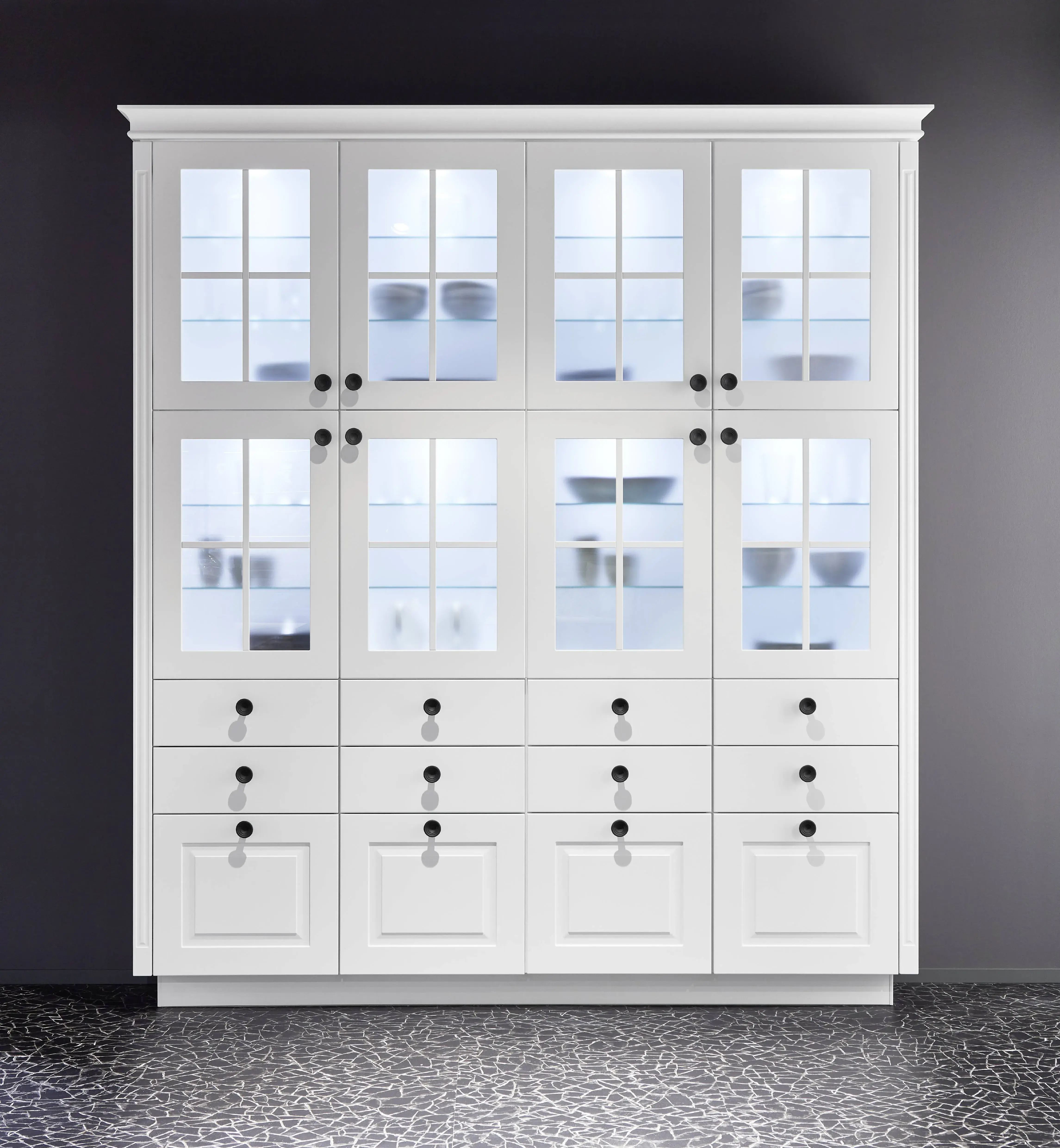 Sylt Schrank im Landhausstil in weiß